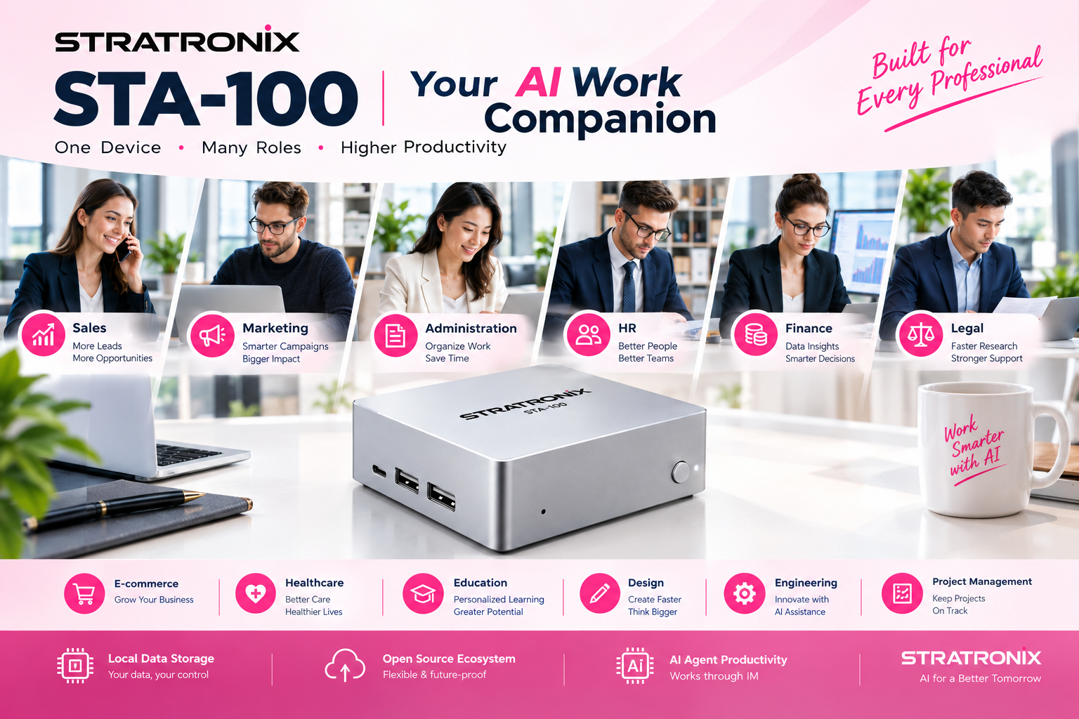 STA-100 Workie Büro-Rollen